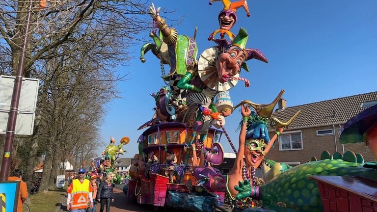 Ruud's last carnival car (photo: Omroep Brabant).