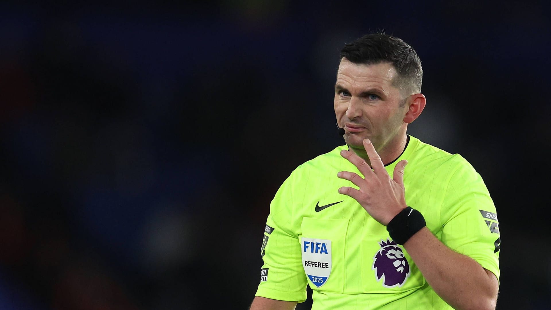 Michael Oliver: He has been on the FIFA list since 2012.