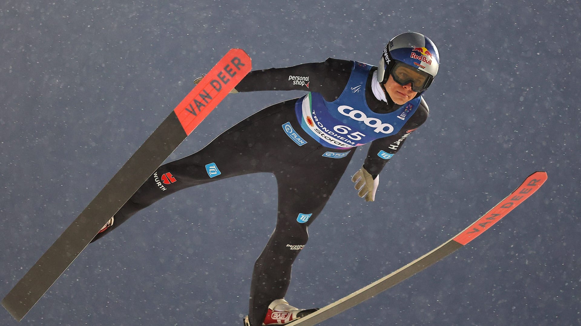 Andreas Wellinger: His strong final jump was not enough for a medal.