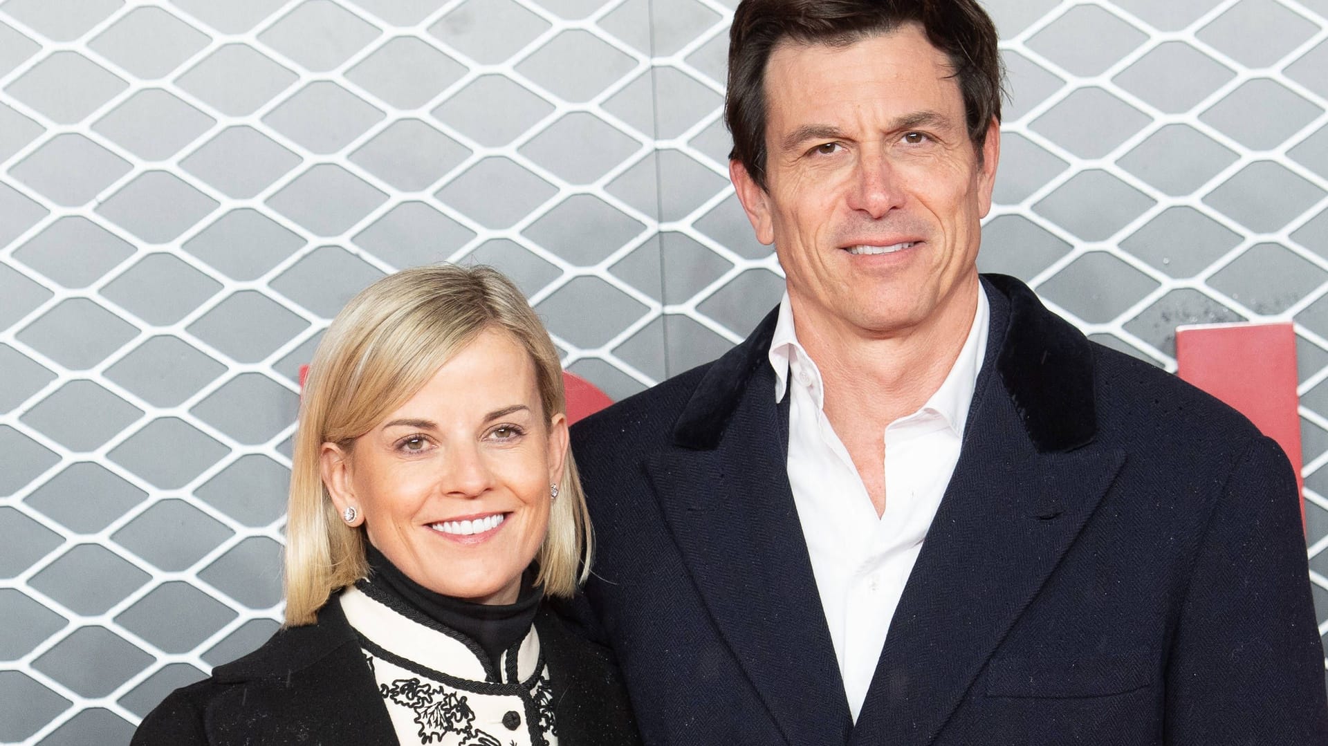 Toto Wolff (right) with his wife Susie: Both take important positions in motorsport.