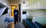 State Secretary Ingrid Coenradie during a visit to the Penitentiary Institution Zaanstad. 