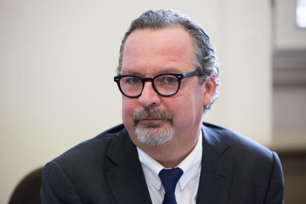 Median lawyer Christian Schertz in court