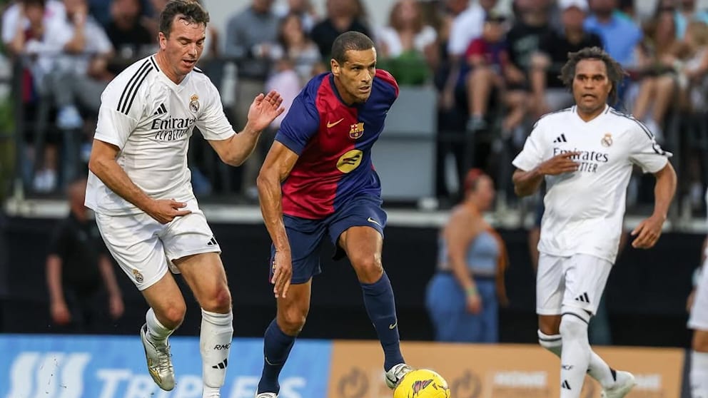 Rivaldo kickt hin und wieder noch in der Legenden-Mannschaft des FC Barcelona