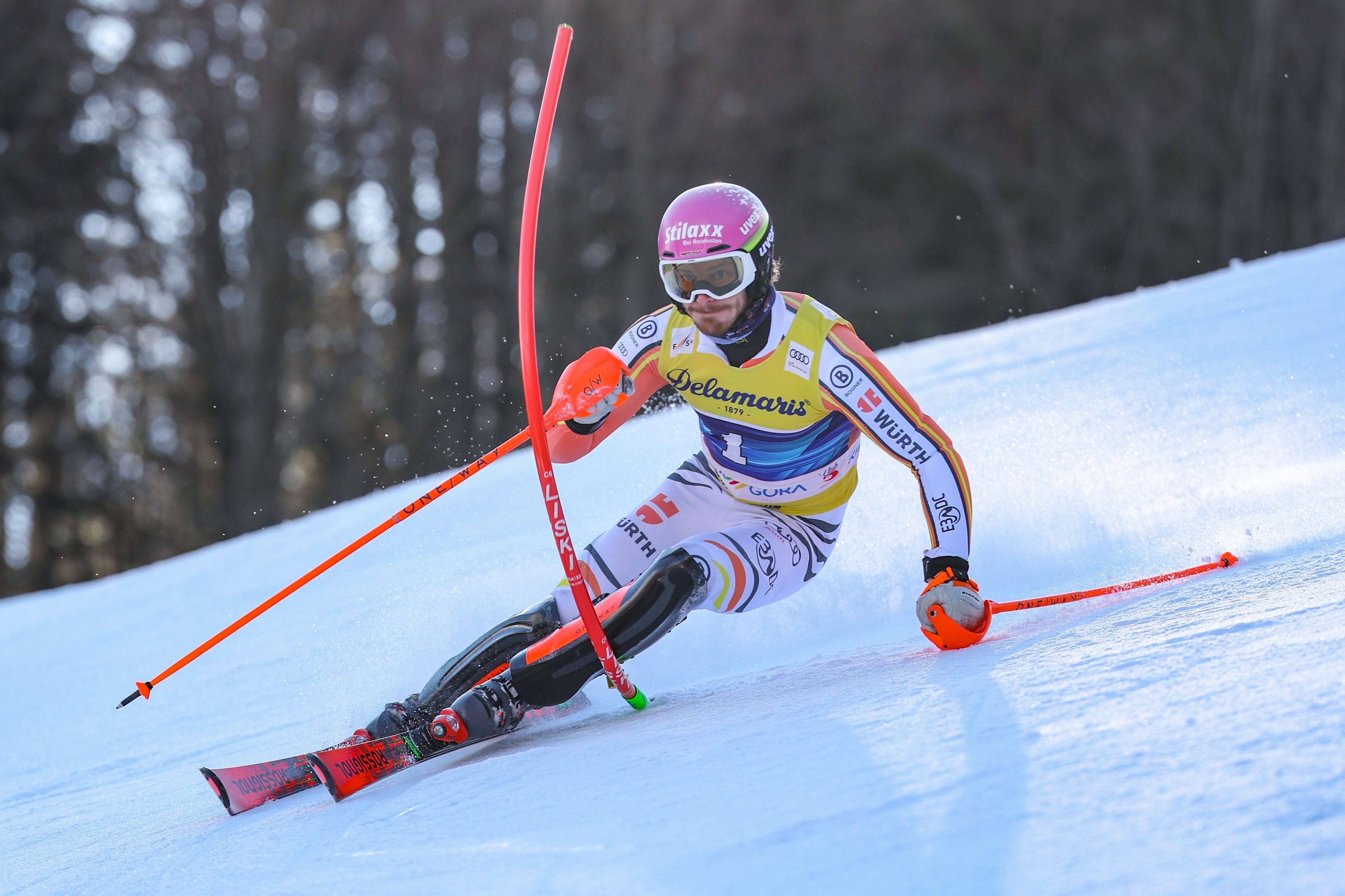 The German ski driver Linus Straßer 