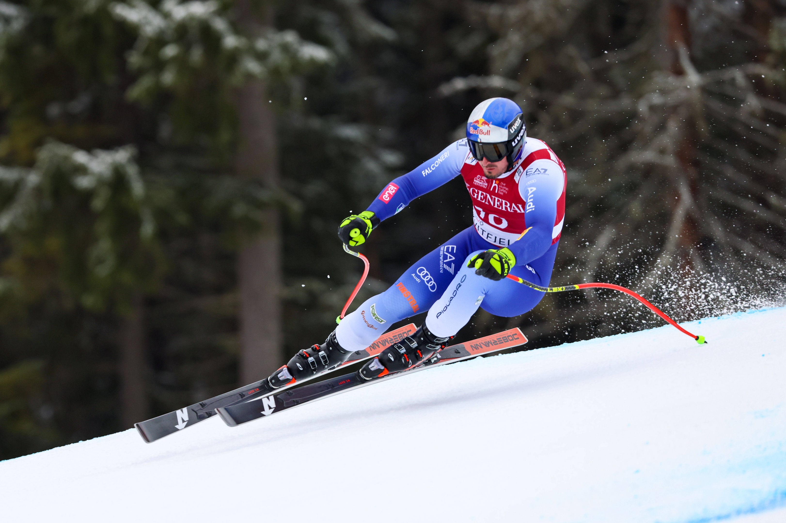 Dominik Paris in the Super G from Kvitfjelll