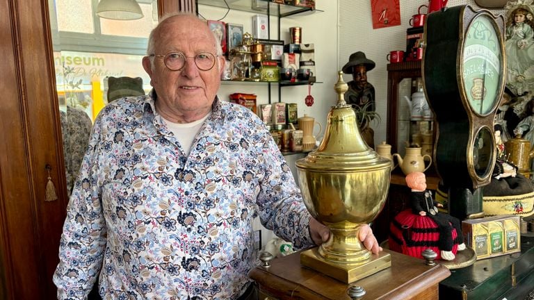 Jan Borst from the coffee and tea museum 'De Klokgevel' (photo: Erik Peeters)