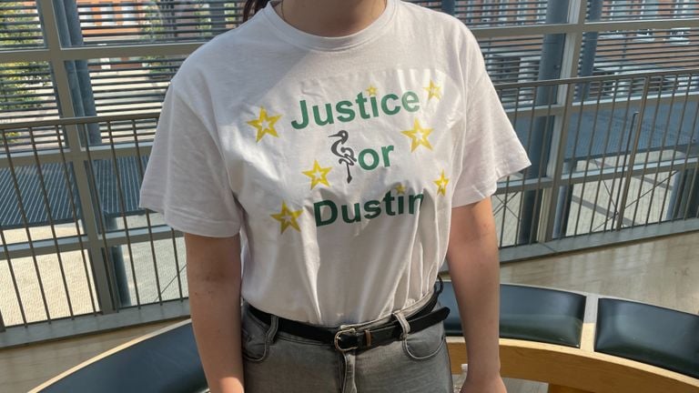 Dozens of people wore this shirt during the session.