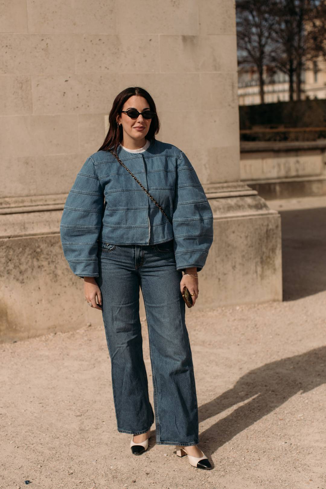 Credits: Pfw H/W 25 Street Style Denim Edition/© Launchmetrics/Spotlight