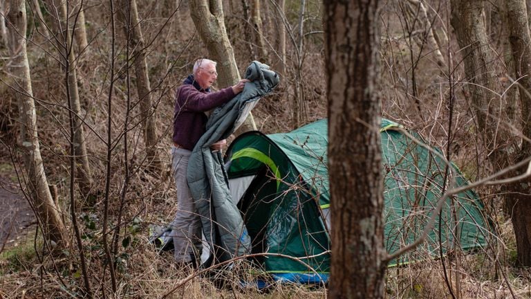 Illegal Camping in the Forests (Photo: Kansfonds.nl) 