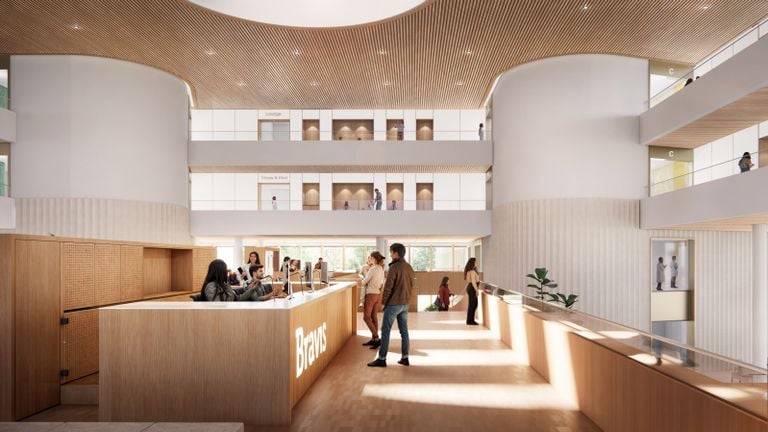 The central hall (photo: Bravis Hospital).