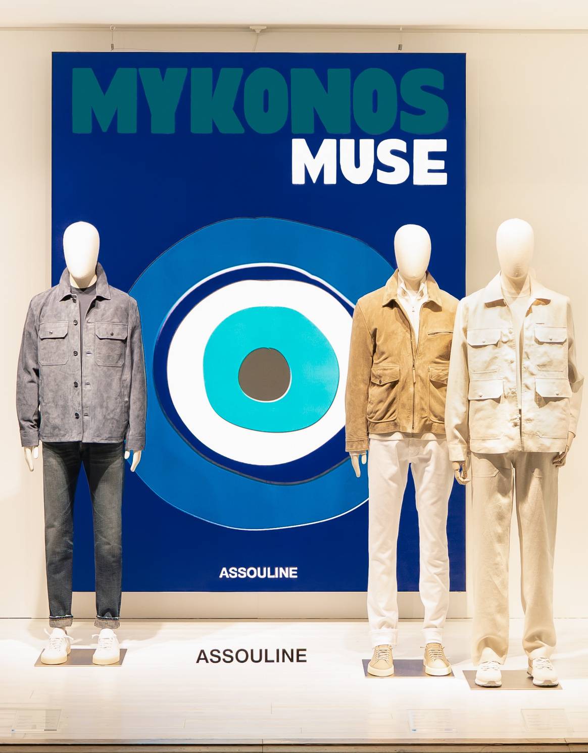 Londenfrey and assoulins transform shop windows into a travel catalog.