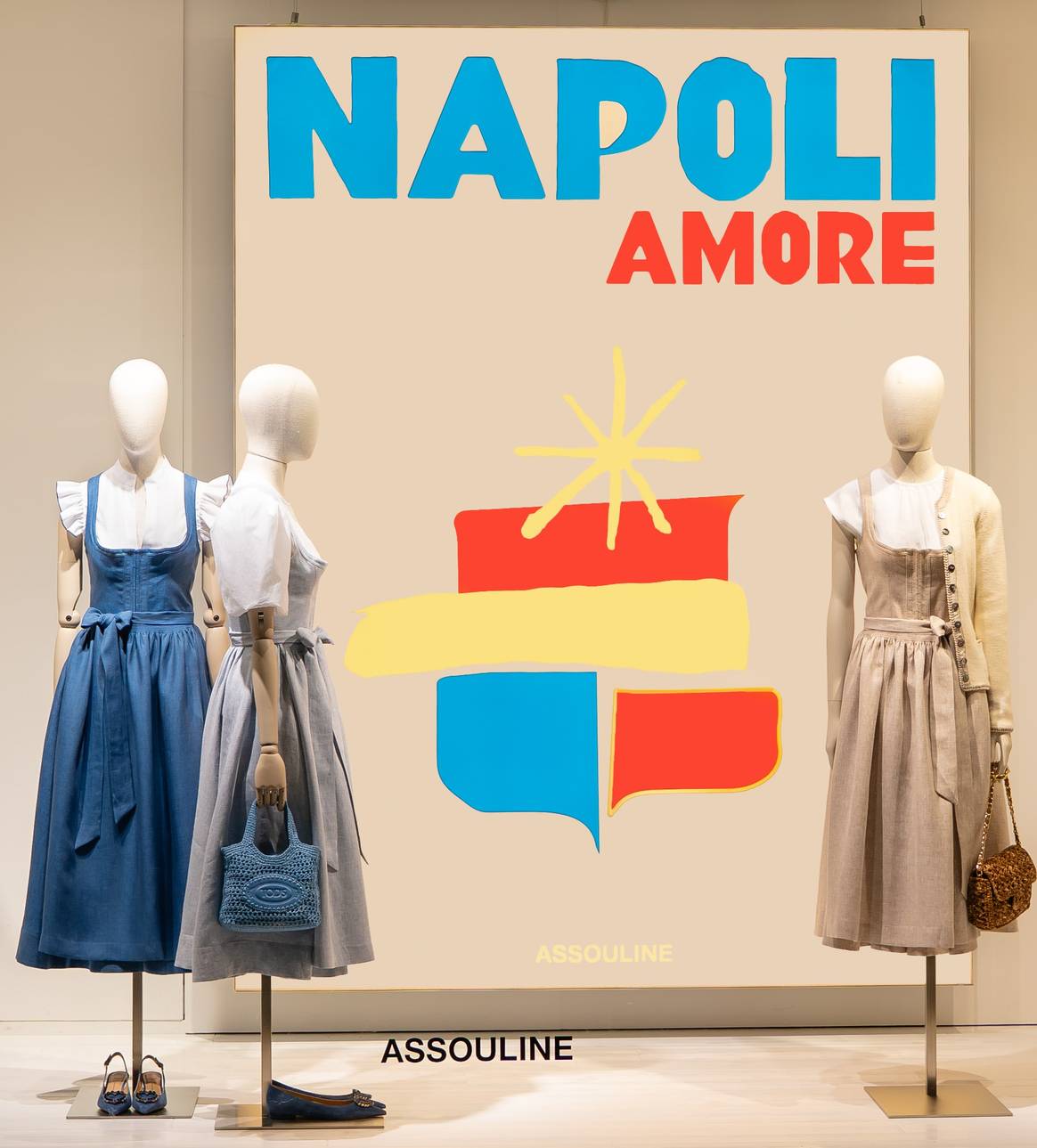 Londenfrey and assoulins transform shop windows into a travel catalog.