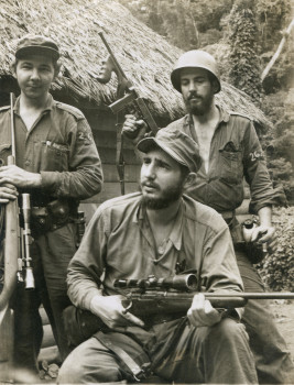 Fidel Castro, Santiago, Cuba, 1958.