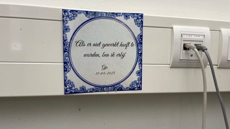 It is possible on a tile (photo: Raymond Merkx).