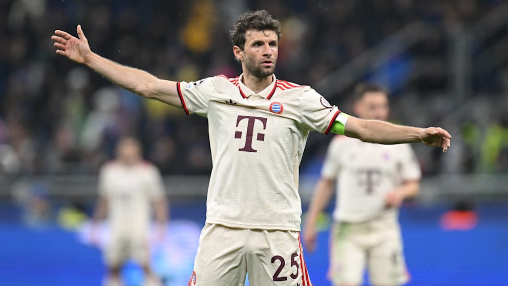 Stand ein letztes Mal in der Königsklasse für seine Bayern auf dem Platz: Thomas Müller (35)