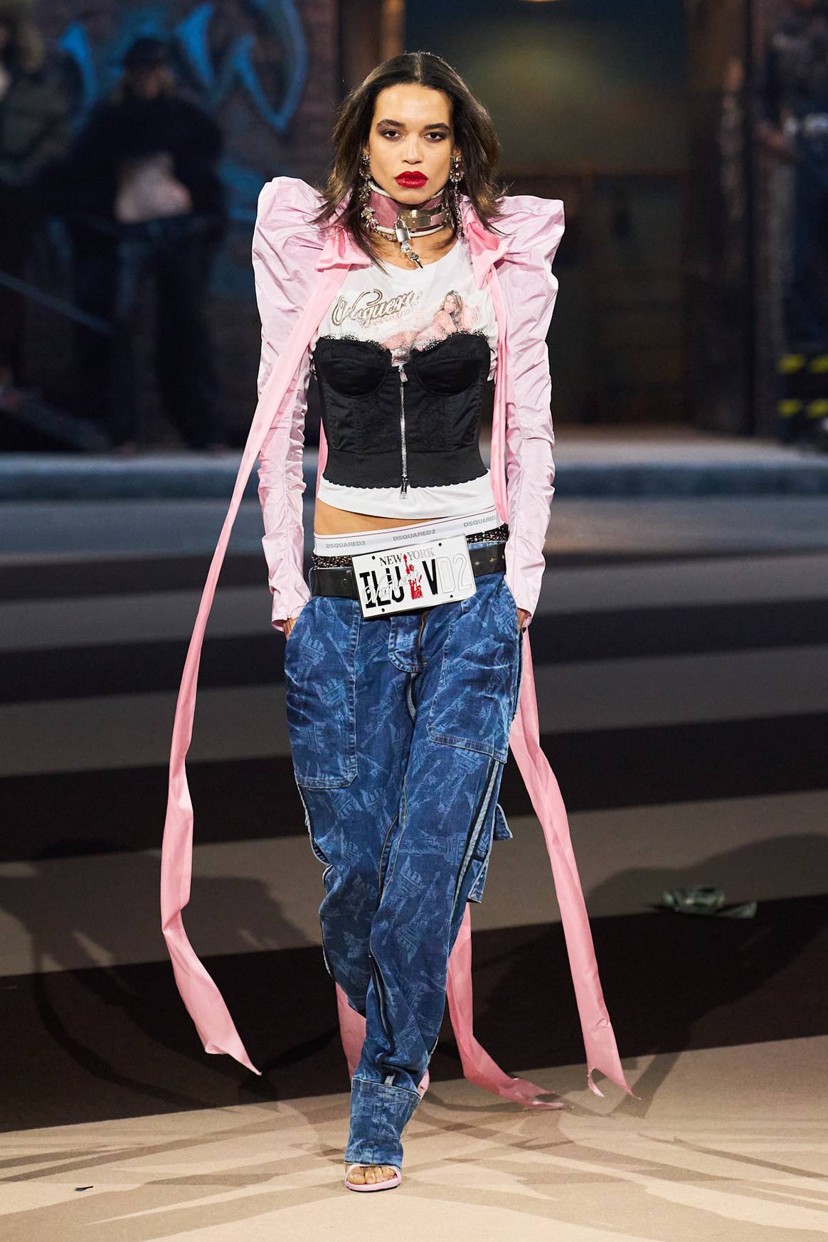 Credits: DSquared2 FW25/© Launchmetrics/Spotlight