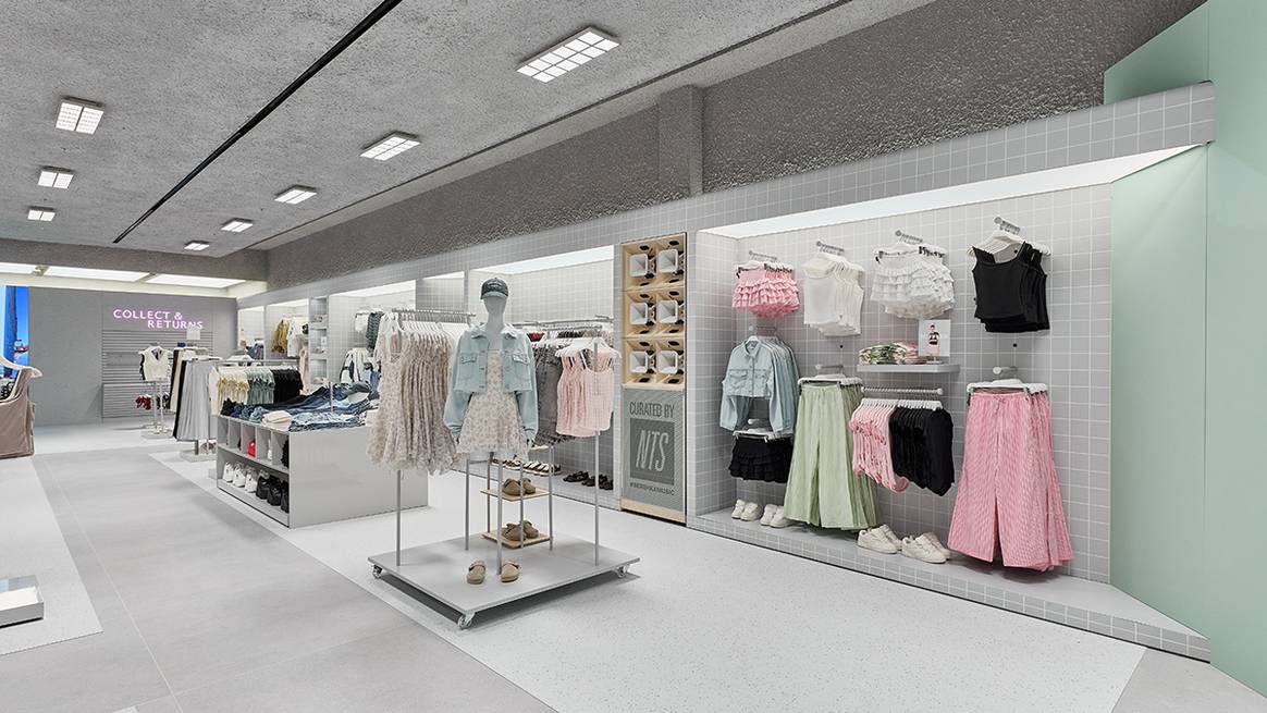 Tienda de Bershka en El Centro Comercial Westfield Mall of Scandinavia de Solna, Estocolmo (Suecia).