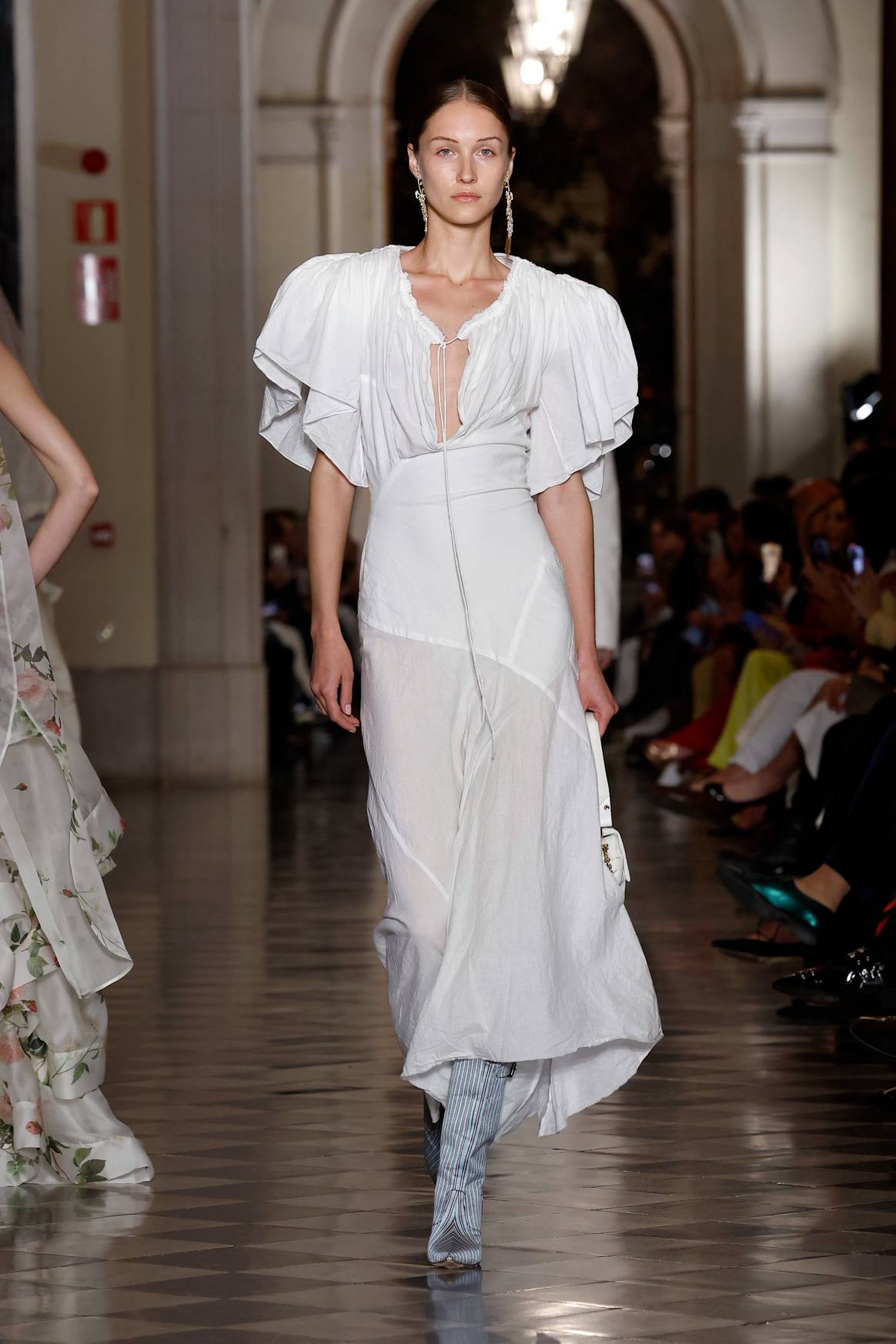Vivienne Westwood at the Barcelona Bridal Fashion Week.