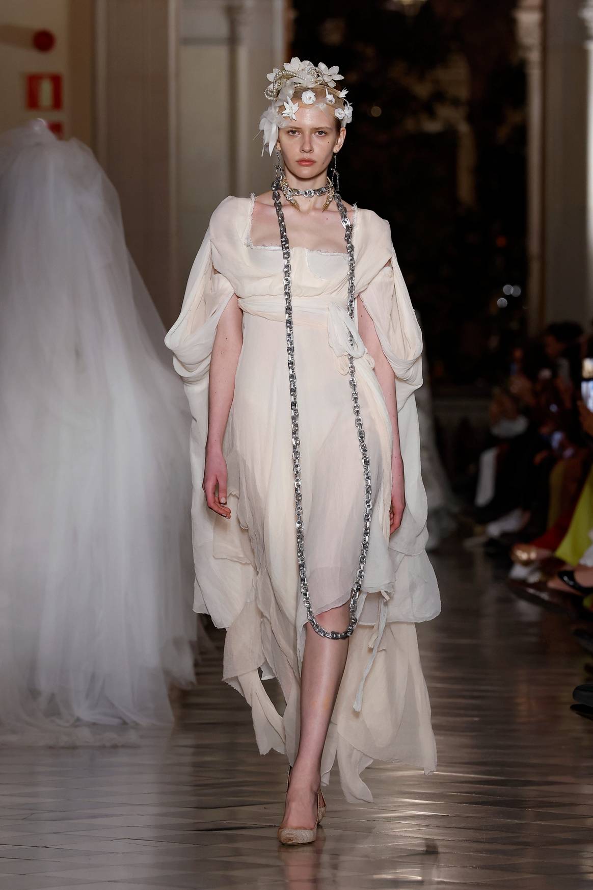 Vivienne Westwood at the Barcelona Bridal Fashion Week.