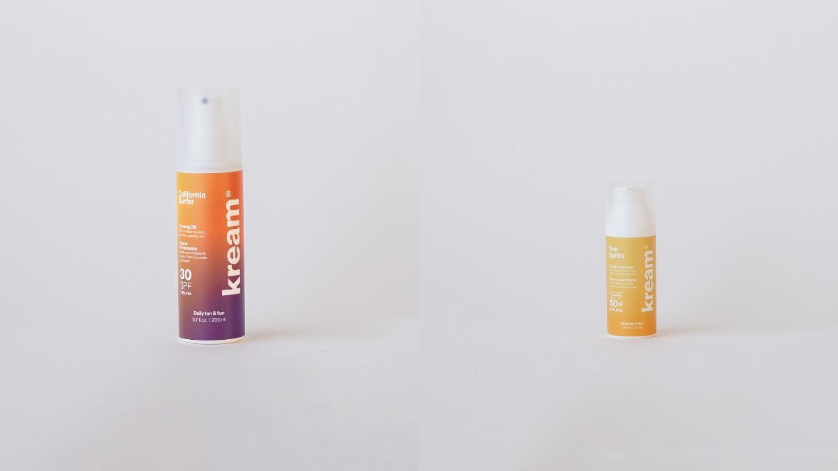 El California Surfer SPF30 y el Sun Spritz SPF50 de Kream