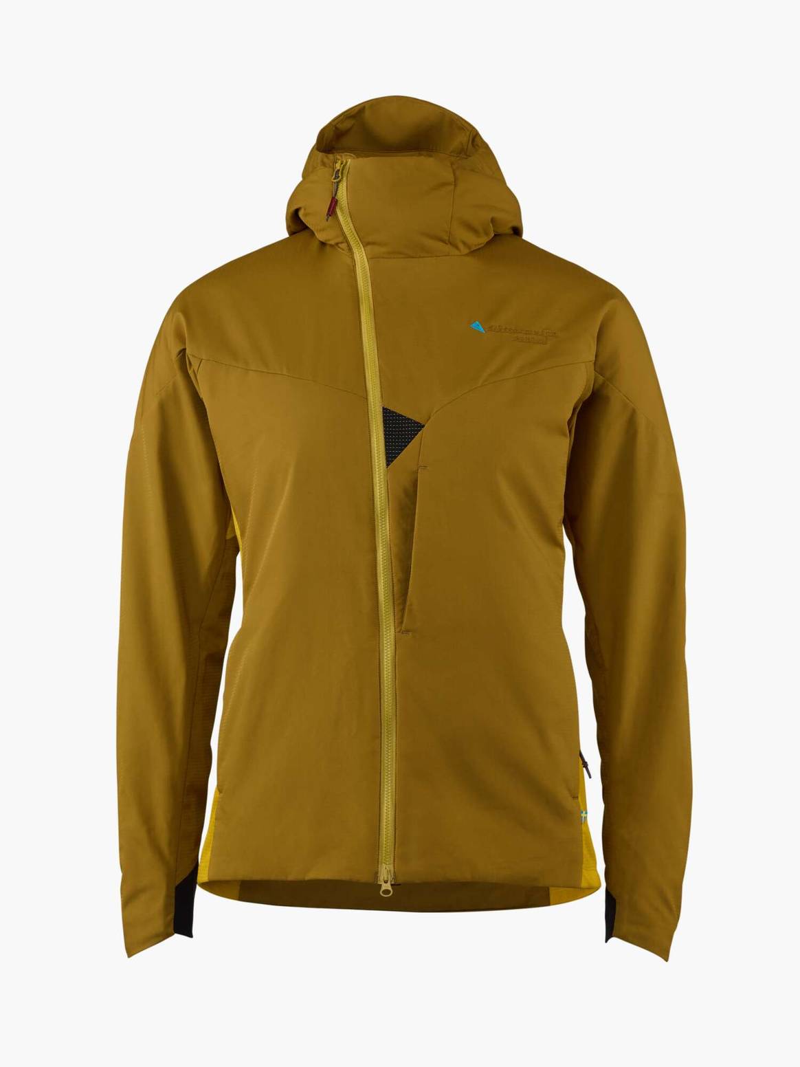 Diagonal zipper are among the trademarks of Klättermusen.
