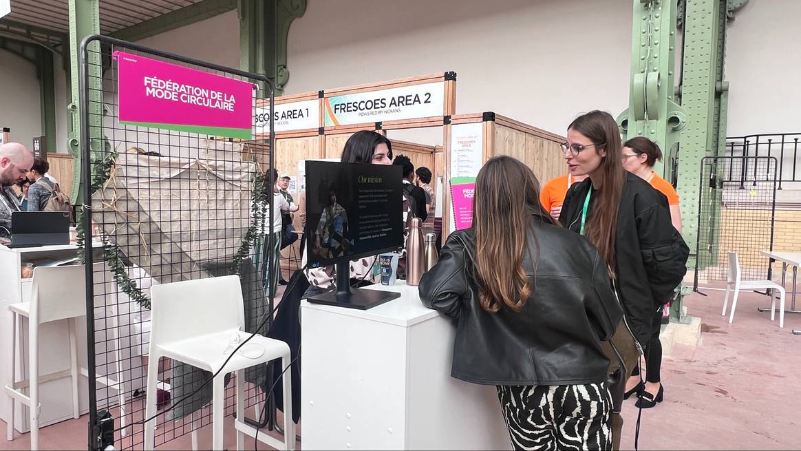 Stand de la fédération de la Mode Circulaire, Change Now 2025
