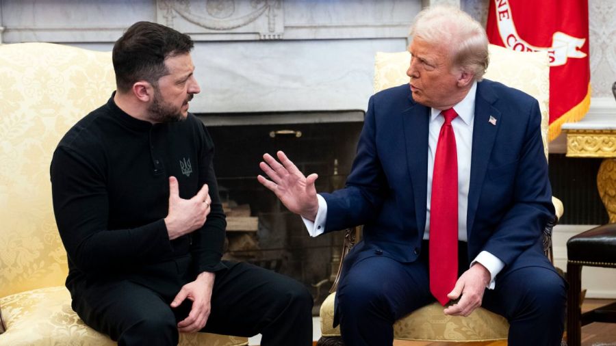 Trump and Zelensky