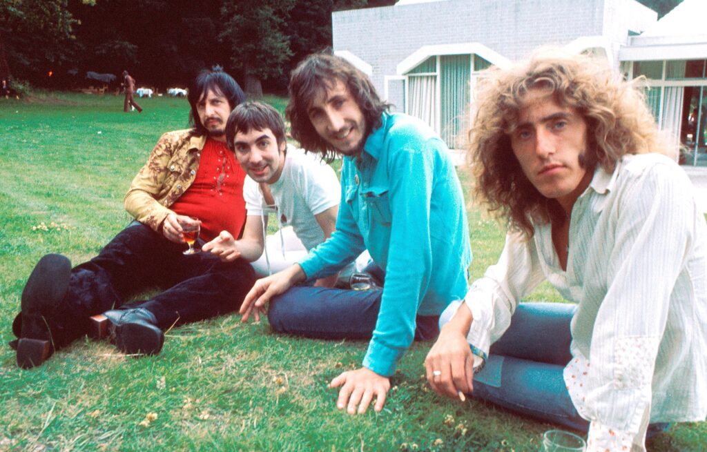 The Who, here at a portrait shoot in 1971