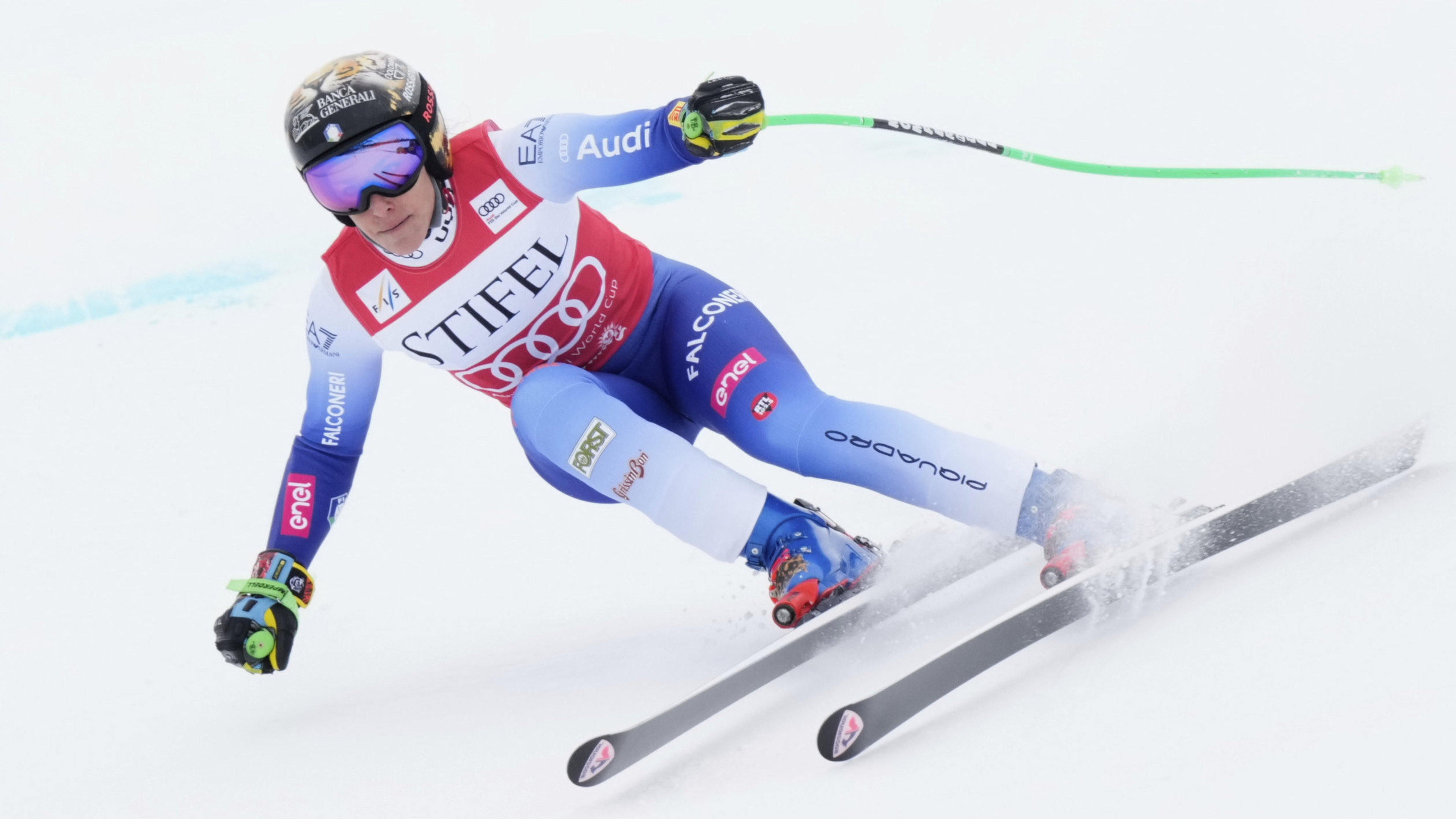 Frederica Brignone in action