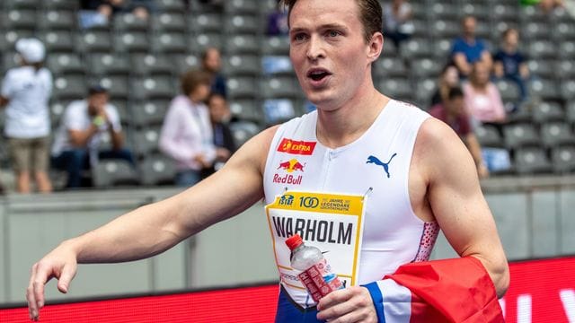 400-meter hurdle world recorders Karsten Warholm had to cancel the race. 400-meter hurdle world recorders Karsten Warholm had to cancel the race.