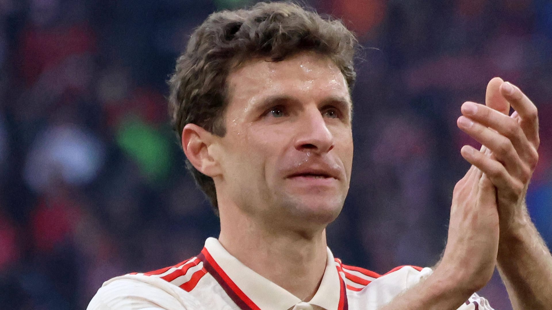 Before saying goodbye to Munich? Bayern star Thomas Müller.