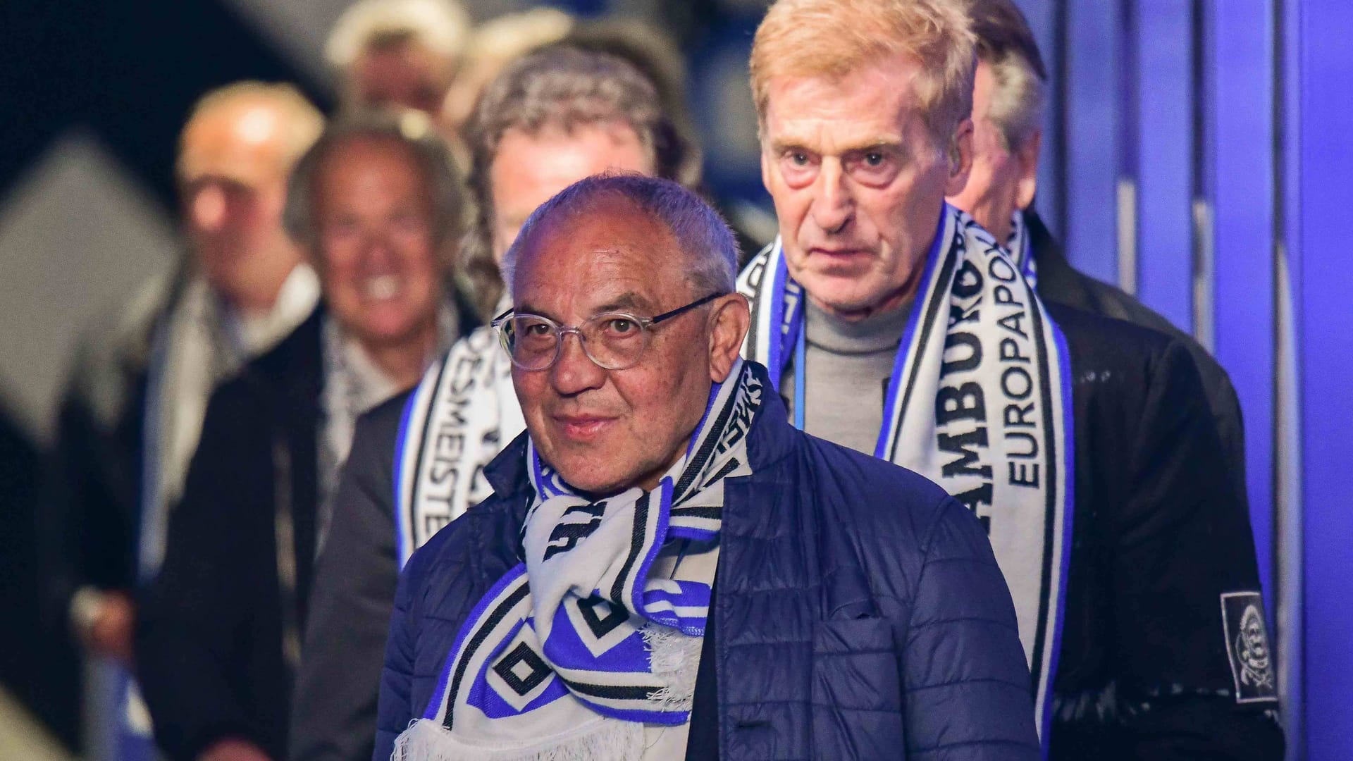 Felix Magath (front): Once he shaped the HSV as a player - now he is aiming for the presidency.