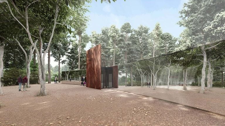 This is how the visitor center will look (image: Grassodenridder_architecten)