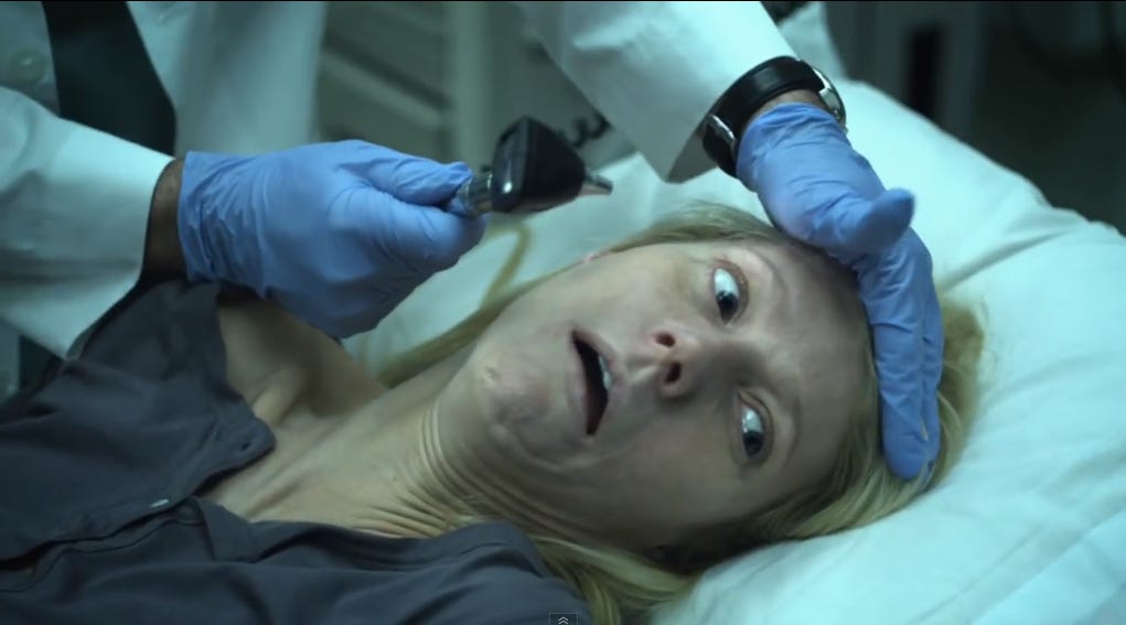 Gwyneth Paltrow as a patient zero in 