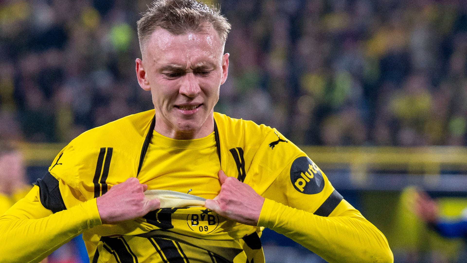 Maximilian Beier: He had a goal on his foot.