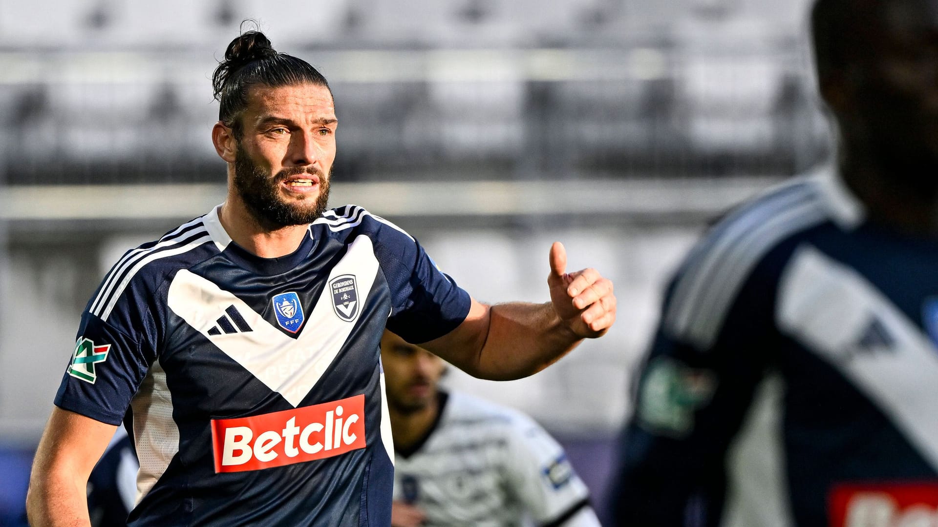 Andy Carroll: The Brit is under contract with the crashed traditional club Girondins Bordeaux.