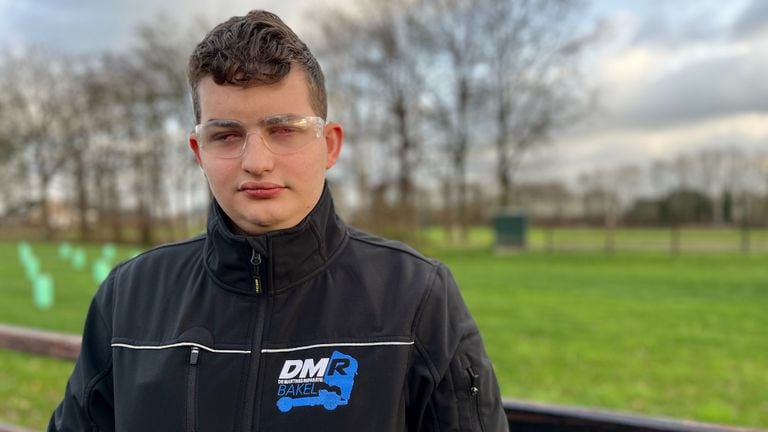 Willem lost his view at a fireworks accident (photo: Omroep Brabant).