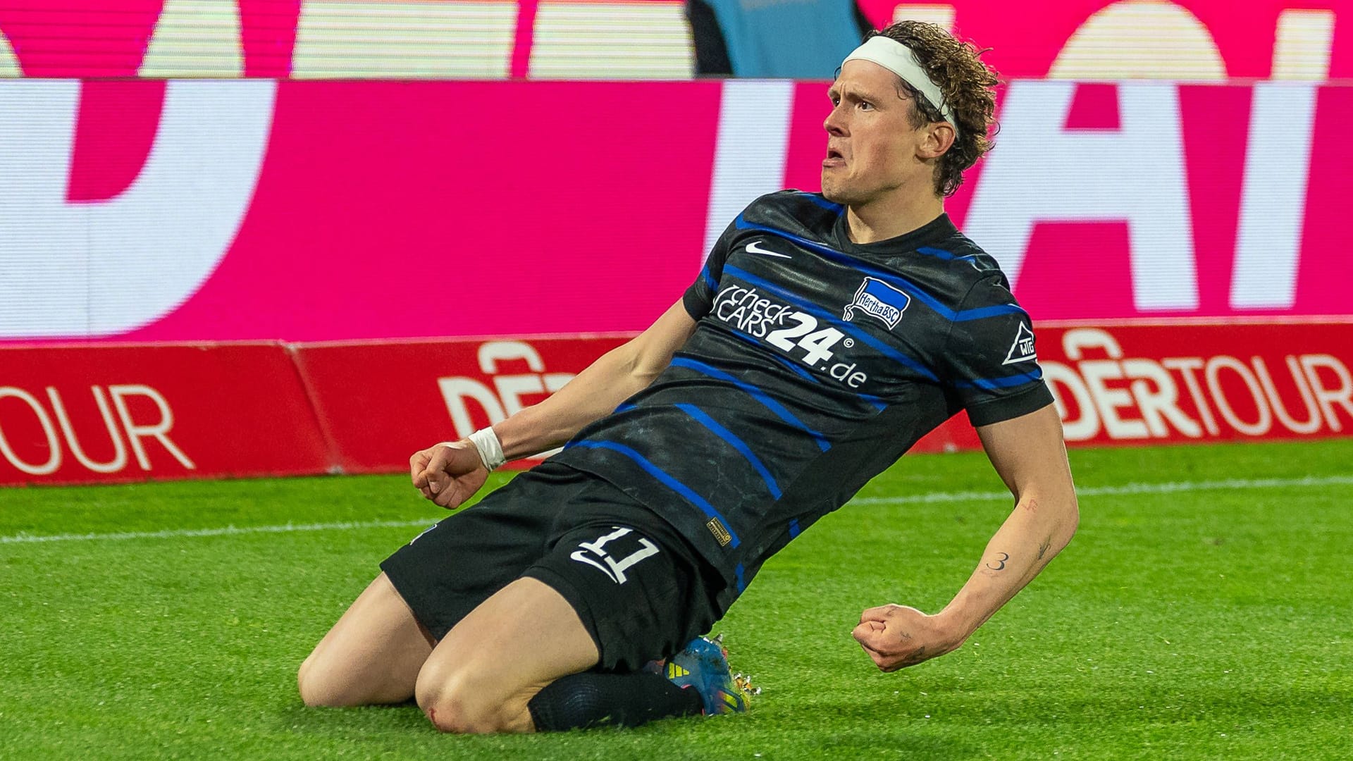 Fabian Reese: The Berlin striker was once again successful.