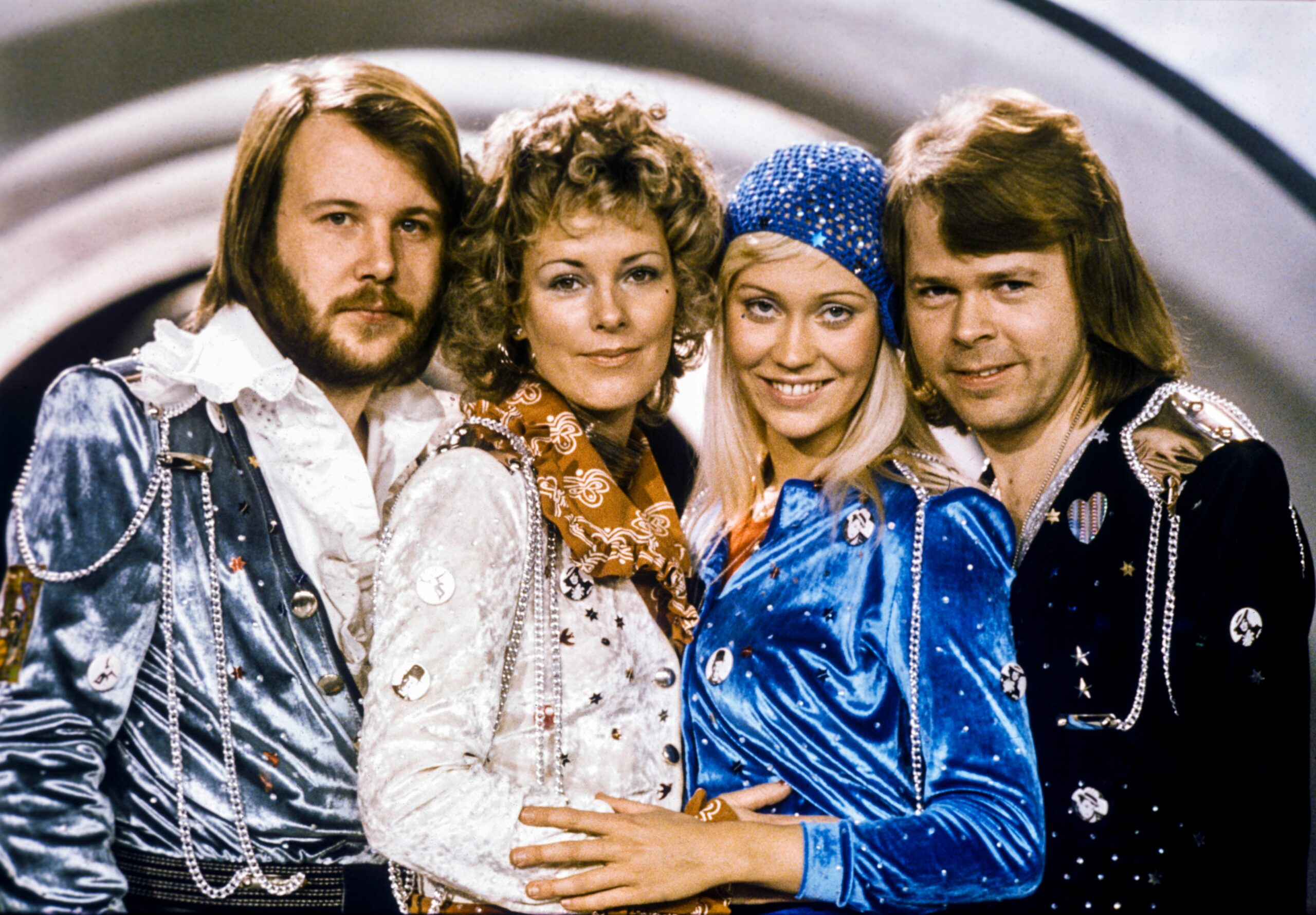 Abba after her ESC victory in 1974