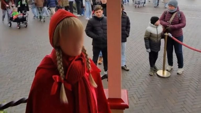 Little Red Riding Hood in the Efteling.