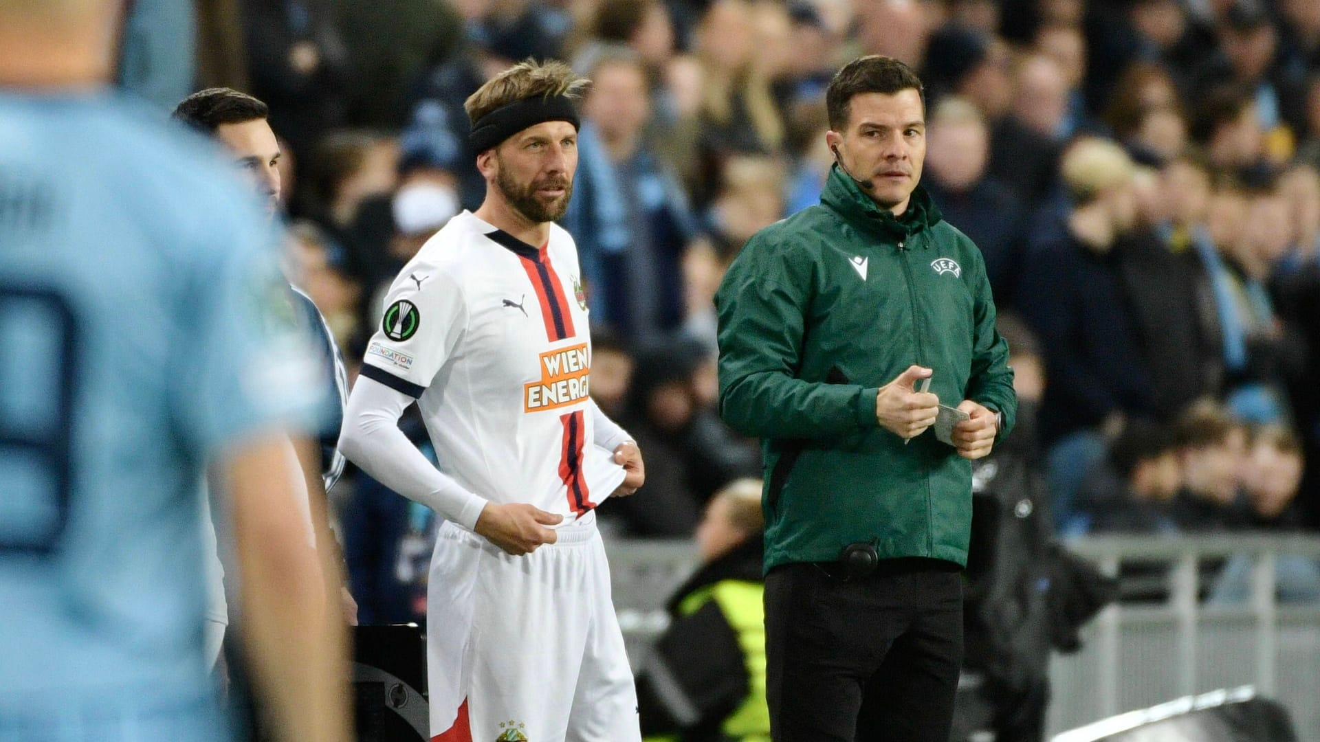 Rapid Vienna Guido Burgstaller was substituted against Djurgardens IF. Rapid Vienna Guido Burgstaller was substituted against Djurgardens IF.