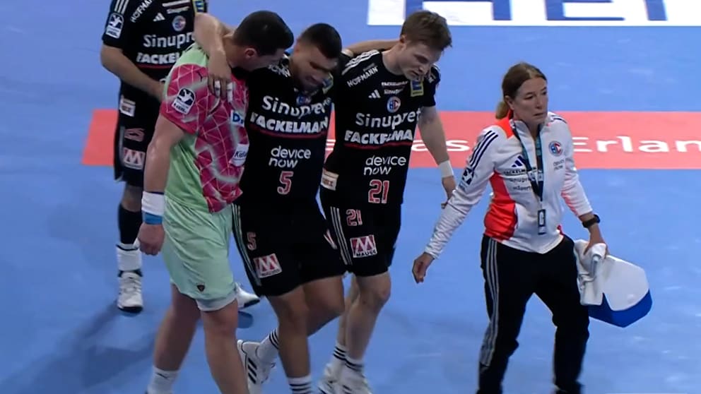 HC Erlangen gegen Füchse Berlin: Schlimme Kos-Verletzung!