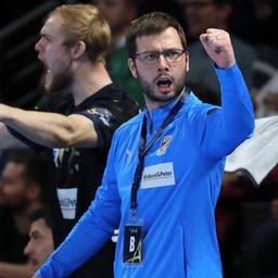 Jaron Siewert, coach Füchse Berlin, in the Champions League game against Dynamo Bucharest (source: Imago / Contrast) (source: 
