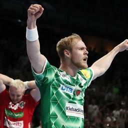 Matthes Langhoff from the Füchsen Berlin in the game against Hannover-Burgdorf (Imago: Imago/Contrast)