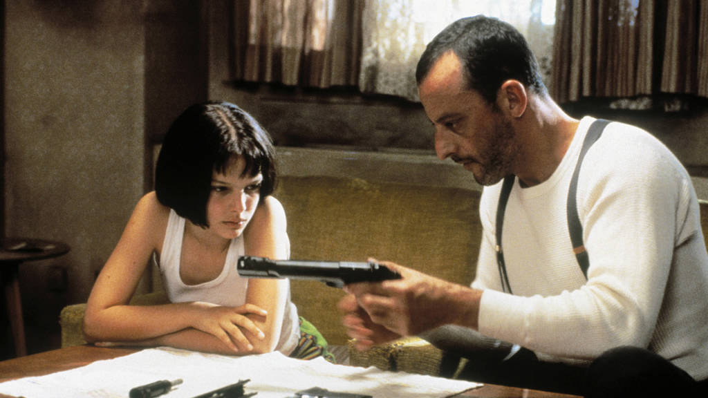Natalie Portman and Jean Reno in 