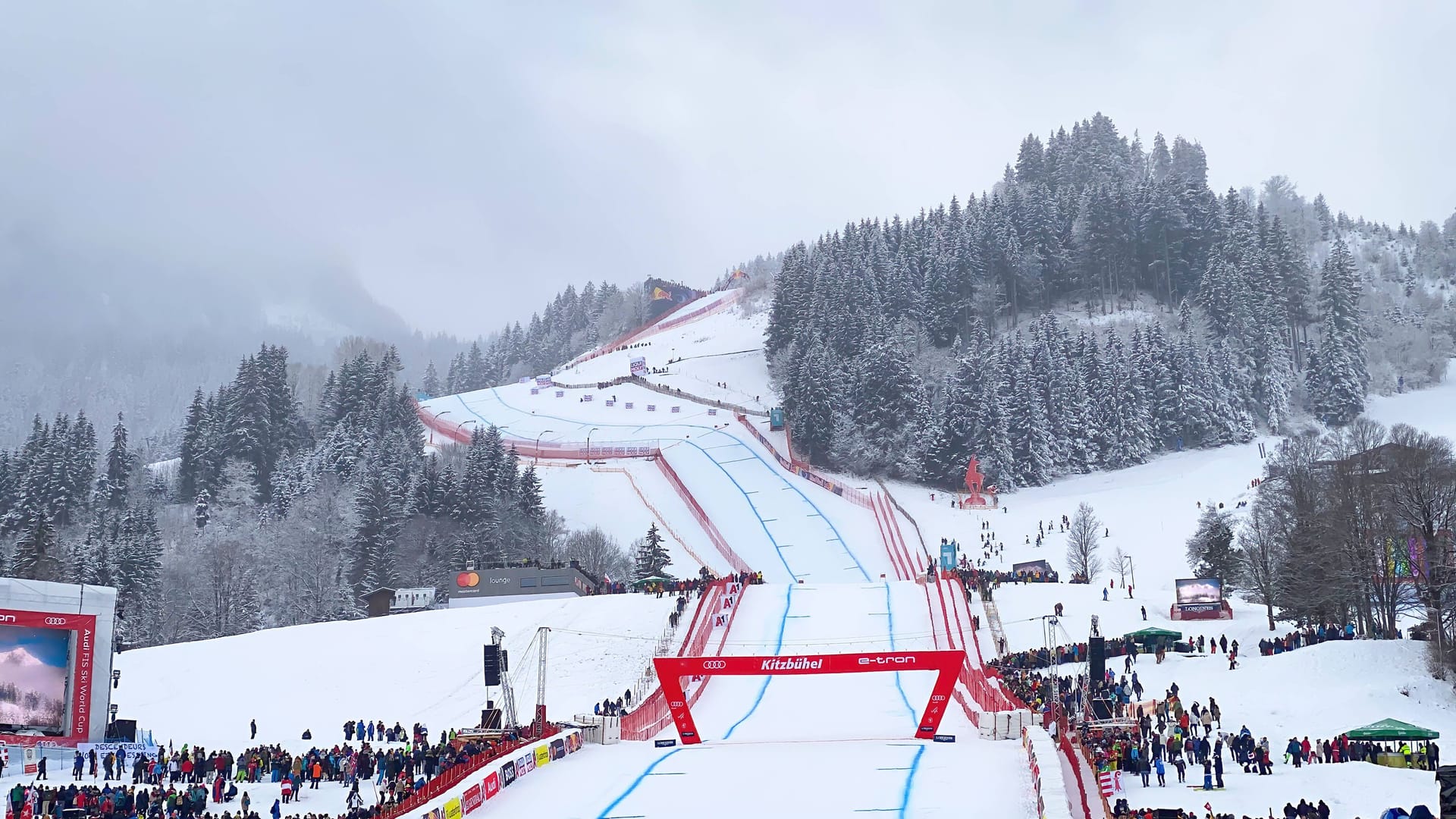 Skir race in Kitzbühel.