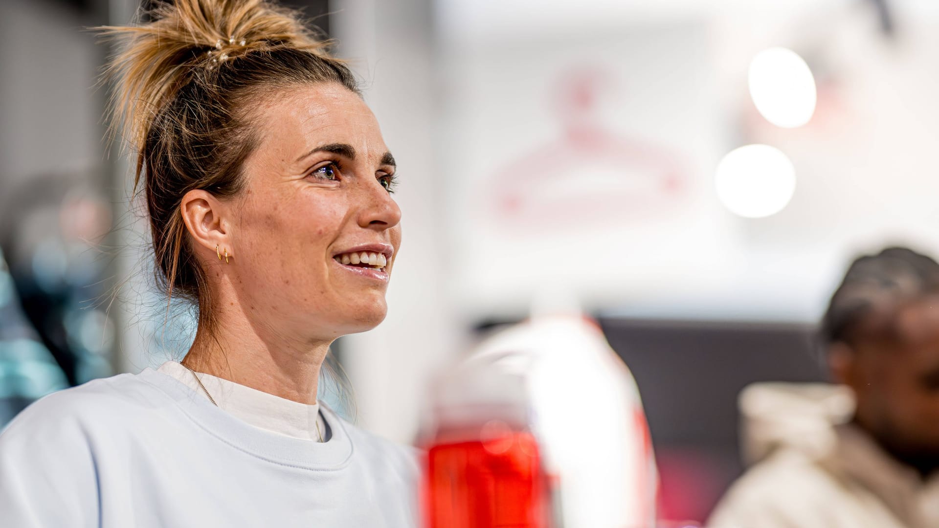 Sandra Starke: In the past she already played for Turbine Potsdam, SC Freiburg and VfL Wolfsburg.