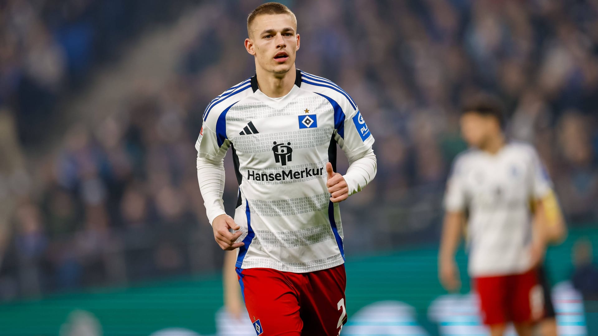 Miro Muheim: The Swiss left-back is an important support for the success of the HSV professionals.