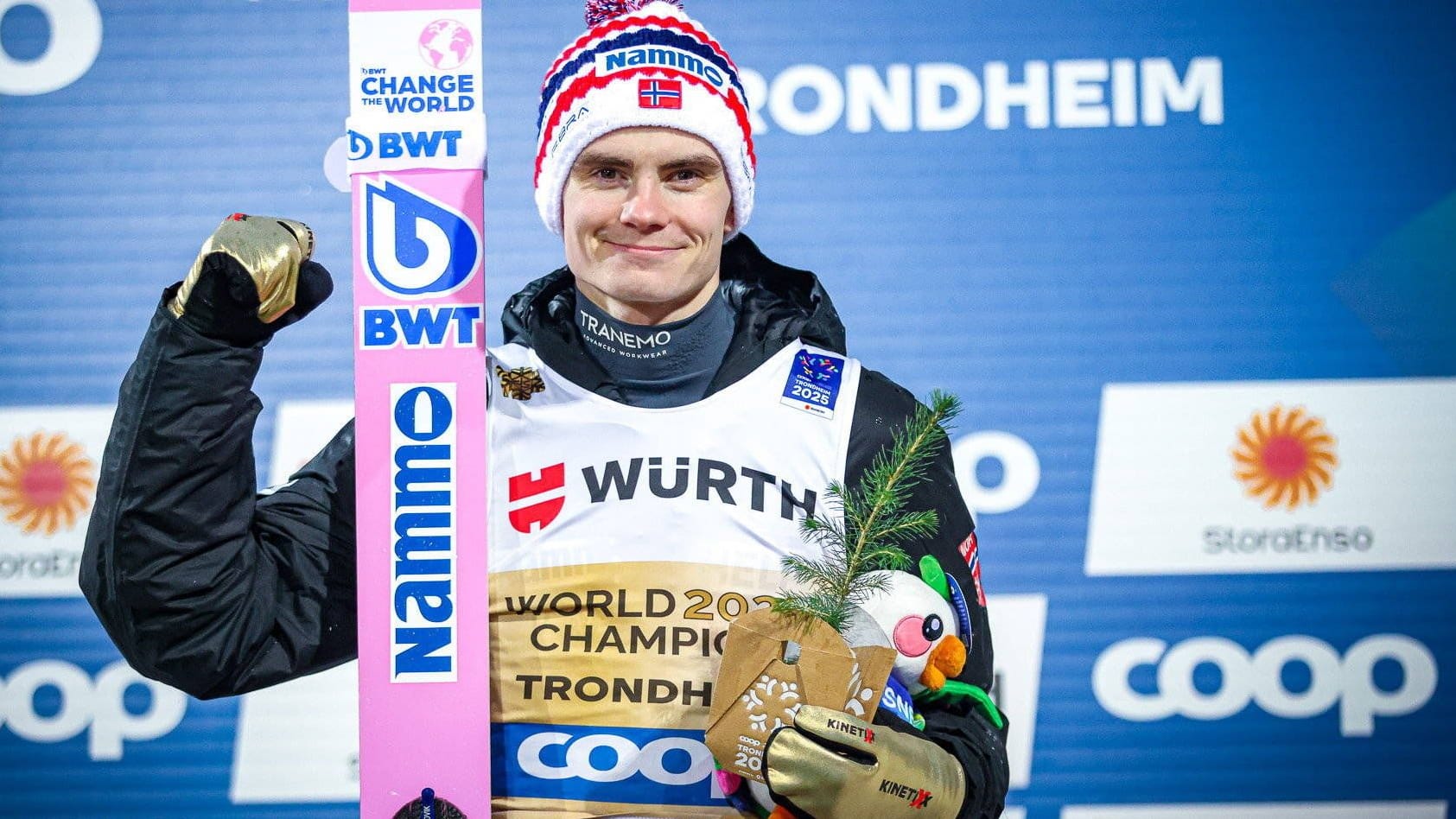 Marius Lindvik: He won the gold medal from the normal hill at the SKI World Cup.