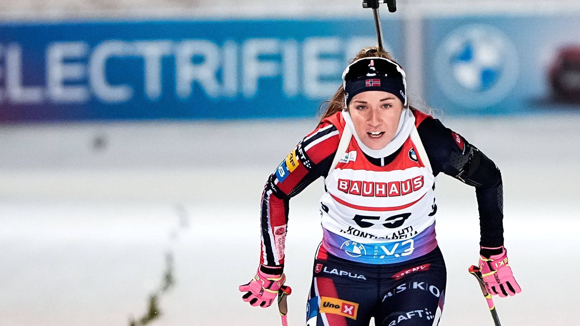 Emilie Agheim Kalkenberg: In 2017 she made her debut in the IBU Cup. Emilie Agheim Kalkenberg: In 2017 she made her debut in the IBU Cup.